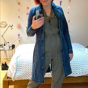 Vintage DKNY denim coat/duster/dress